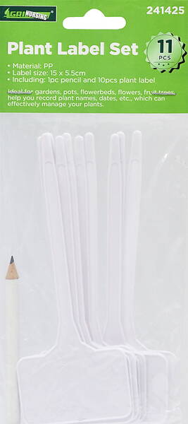 Бирки Т-образные для растений (10 шт. + 1)